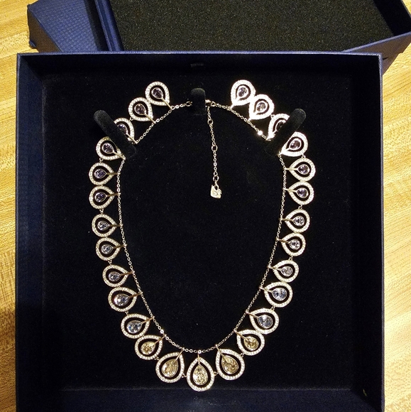 Swarovski Jewelry - SWAROVSKI Mila Provence Crystal Lavender Necklace Colar Wedding June Bri…